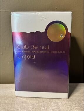 Armaf Club De Nuit Untold by Armaf Eau de Parfum Spray 3.6 oz New Sealed Box